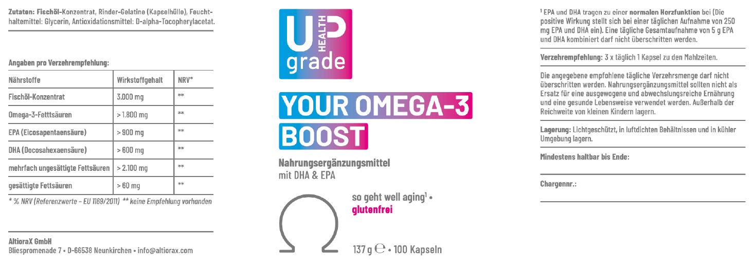 YOUR OMEGA-3 BOOST